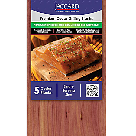 Jaccard 5 Pk Small Premium Cedar Planks