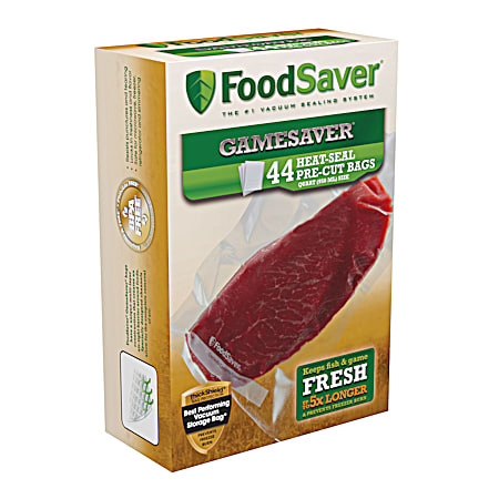 FoodSaver GameSaver Quart Heat-Seal Bags - 44 Ct.