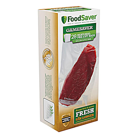 FoodSaver GameSaver Gallon Heat-Seal Bags - 28 Ct.