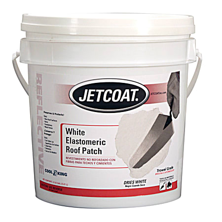 0.9 gal White Elastomeric Roof Patch