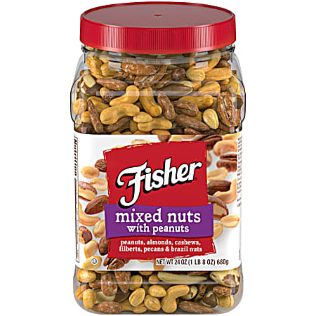 24 oz Mixed Nuts w/ Peanuts