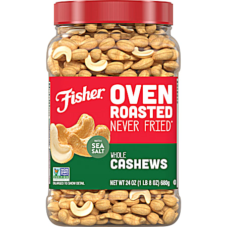 Oven Roasted Whole Cashews w/ Sea Salt
