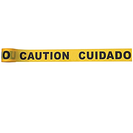 Johnson Level Yellow Caution Barricade Tape