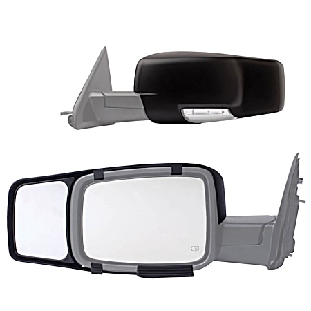 Black Snap-On Towing Mirrors