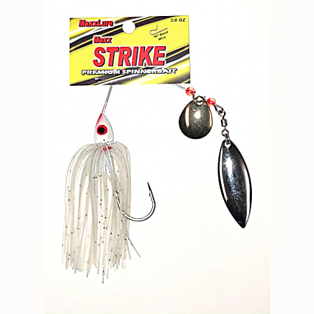 White MAXX Strike Bulk Double Blade Spinnerbait