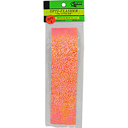 Flasher Tape - Orange Crushed Ice - 2 Pk.