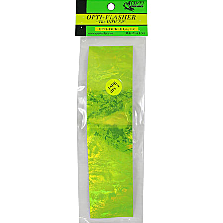 Flasher Tape - Chartreuse Hologram - 2 Pk.