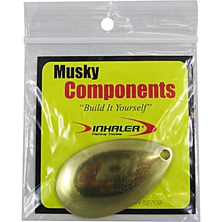Musky Fishing Components - Indiana Blade - Brass