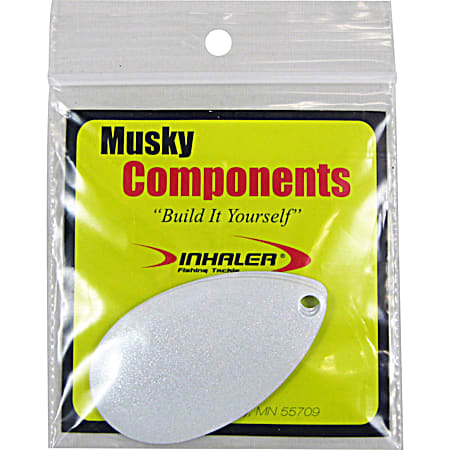 Musky Fishing Components - Indiana Blade - Pearl