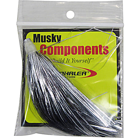 Musky Fishing Components - Tinsel Tail - Silver