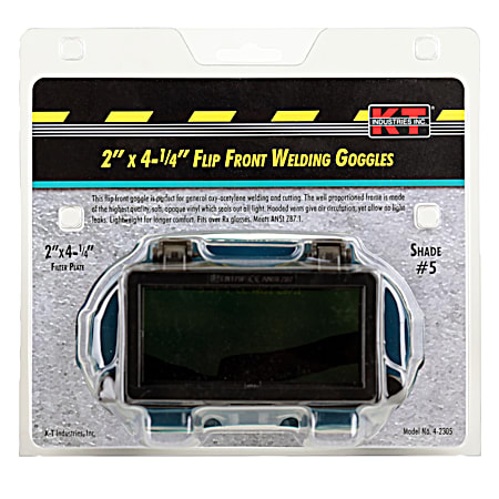 KT Industries Inc. 2 X 4-1/4 Flip Front Welding Goggles