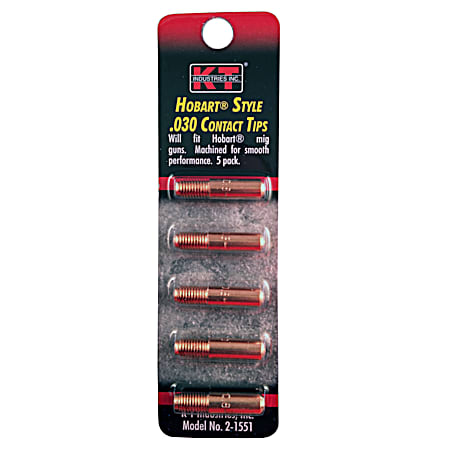 Hobart Style .030 Contact Tips - 5 Pk