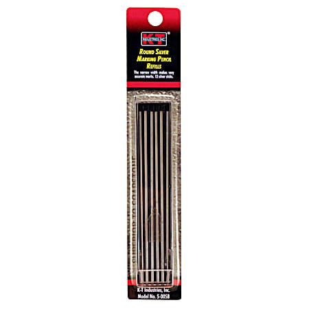 K-T Industries 5-0058 Round Silver Markers (12 Pack)