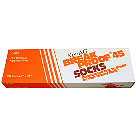 KenAg 2 in x 24 in BreakProof Socks - 100 Pk
