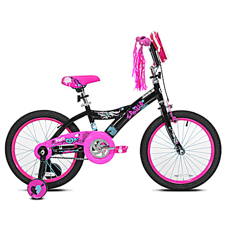Girls Spoiler 18 in Black/Pink Bike