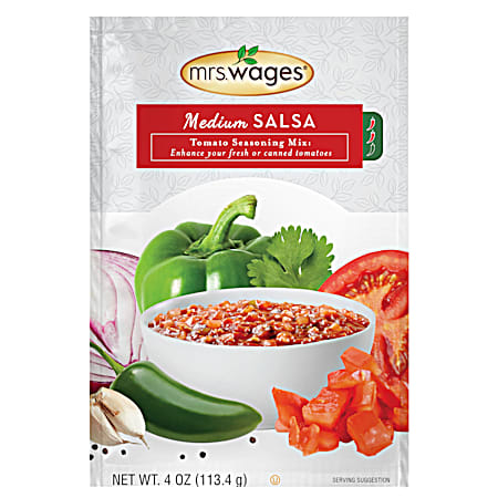 Mrs. Wages 4 oz Create Medium Tomato Salsa Mix