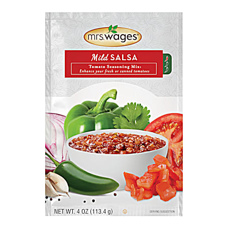 Mrs. Wages 4.0 oz Mild Salsa Tomato Mix
