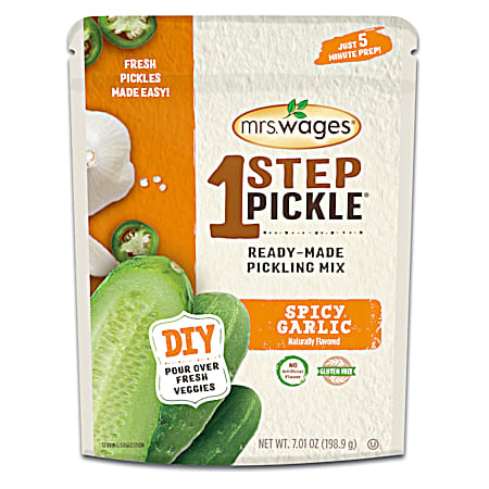 Mrs. Wages 1 Step Pickle Ready-Made Spicy Garlic Pickling Mix