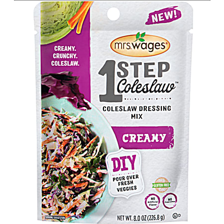 Mrs. Wages 1 Step Creamy Coleslaw Mix