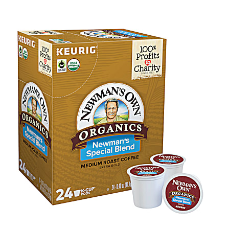 Newman's Own Organic Special Blend Medium Roast Coffee K-Cups