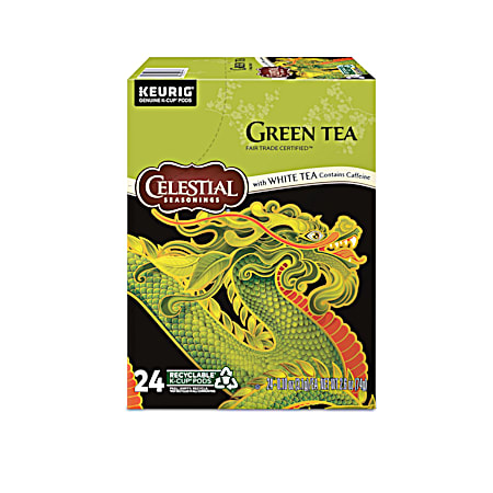 Celsius Natural Antioxidant Green Tea K-Cup Pods - 24 Ct