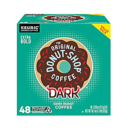 Extra Bold Dark Roast Coffee K-Cup Pods - 48 Ct