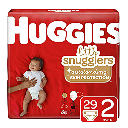Huggies Little Snugglers Jumbo Pack Size 2 Diapers - 29 ct