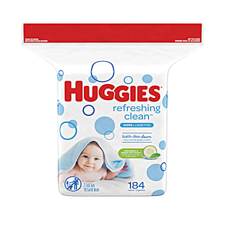 Refreshing Clean Baby Wipes Refill - 184 Ct