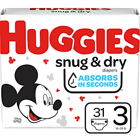Huggies Snug & Dry Diapers Jumbo Pack - Size 3