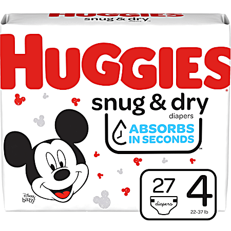 Huggies Snug & Dry Diapers Jumbo Pack - Size 4