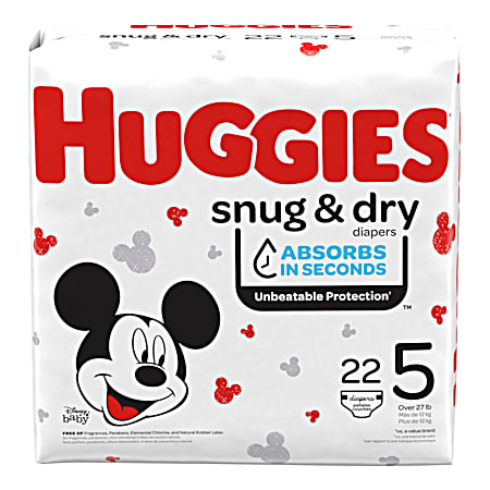 Huggies Snug & Dry Diapers Jumbo Pack - Size 5