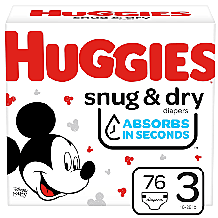 Huggies Snug & Dry Big Pack Diapers - Size 3