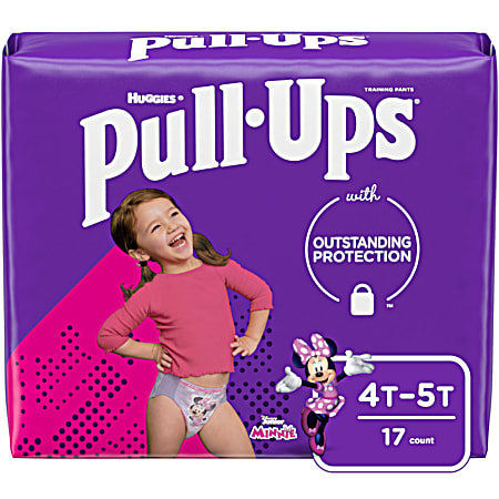 Girls Pull-Ups Training Pants Jumbo Pack - Size 4T-5T