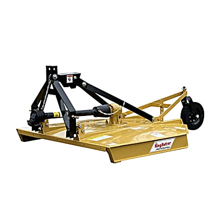 60 in Yellow Flex-Hitch Domed Deck Rotary Kutter