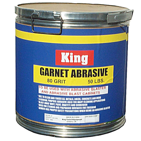 King 80 Grit 50 lb Garnet Abrasive