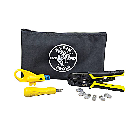 Klein Tools Twisted Pair Installation Kit w/Zipper Pouch
