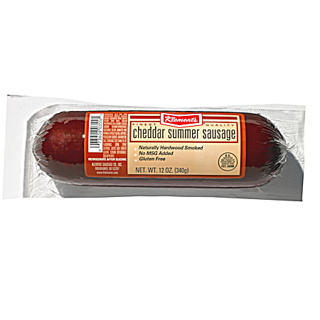 12 oz Cheddar Summer Sausage