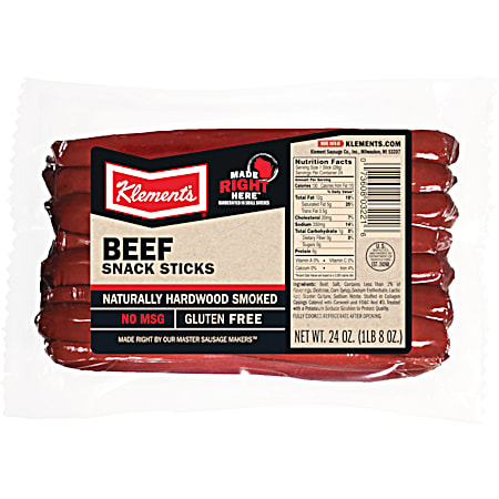24 oz Beef Snack Sticks