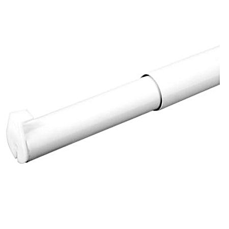 Closet-Pro 30-48 In. Adjustable Closet Rod - White