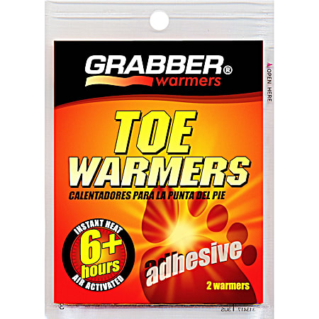 Grabber Adhesive Toe Warmers - 2 Pk