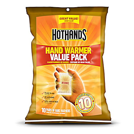 Hand Warmer Value Pack - 10 Pairs