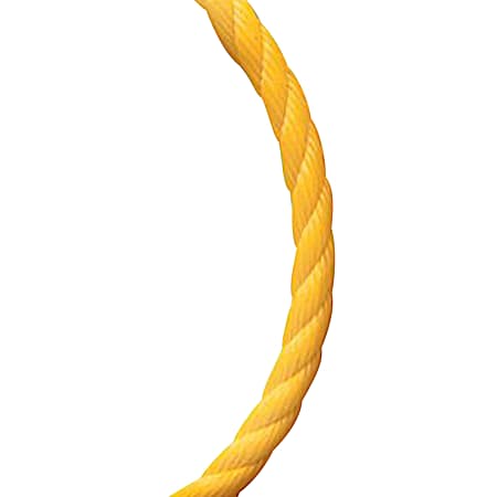 Twisted Polypropylen Rope - Yellow