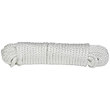 Koch Industries Inc Diamond Braided Nylon Rope - White