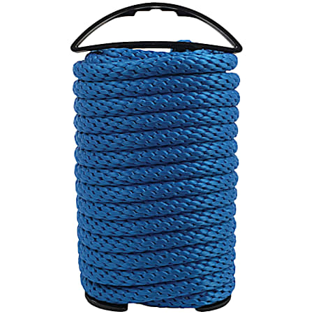 Koch Industries Inc 1/2 in x 35 ft Blue Polypropylene Solid Braid Rope Winder