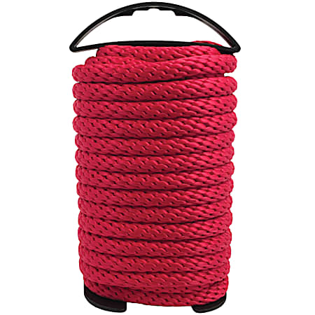 Koch Industries Inc 1/2 in x 35 ft Red Polypropylene Solid Braid Rope Winder