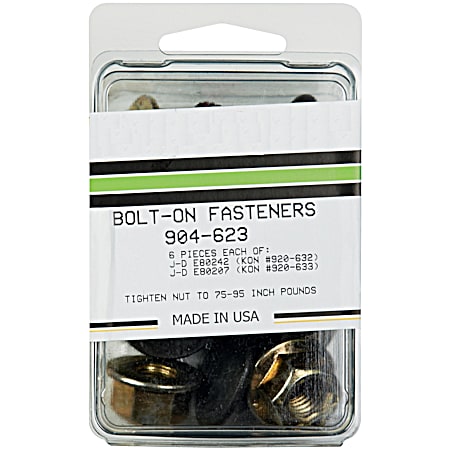 Bolt-On Fasteners - 904-623 - 12 Pk