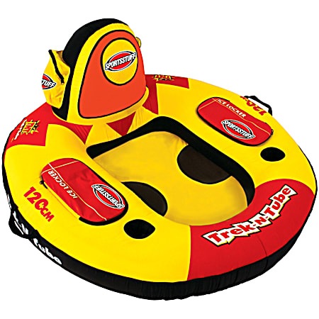 Trek-N-Tube Yellow Inflatable Lounge Float