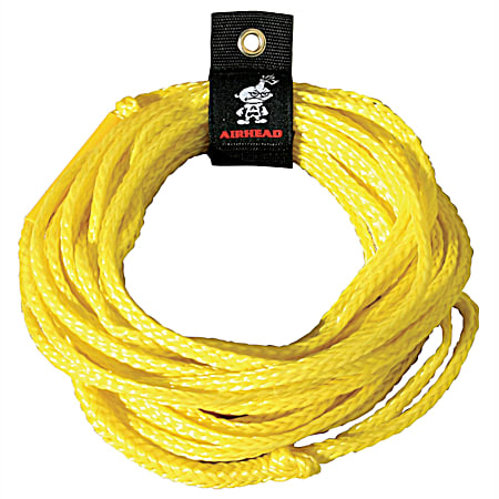 Airhead 50 ft 1-Rider Yellow Tube Tow Rope