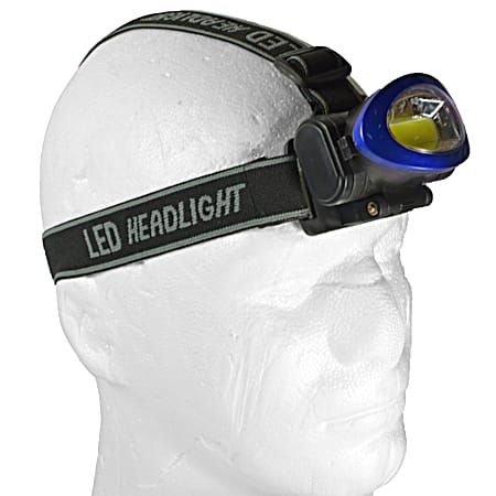 Police Security Connector Black 3 AAA Head Lamp