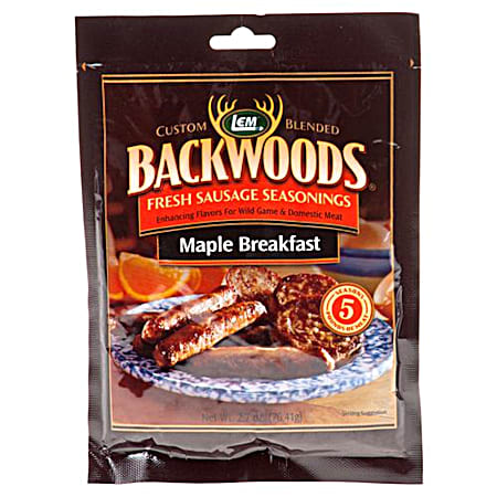 LEM Backwoods 2.7 oz Maple Flavor Breakfast Sausage Seasonings